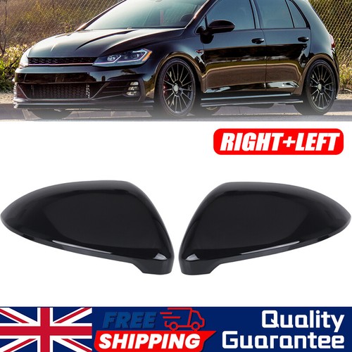 Gloss black wing mirror - 2x,