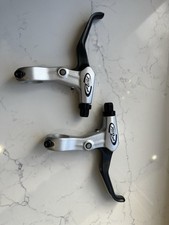 2x Avid FR5 - Brake Lever Silver PAIR of Levers Silver / Black