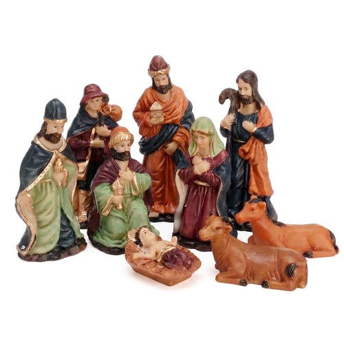 Christmas nativity figures set - nativity,