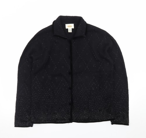 Talbots women black wool - women’s,