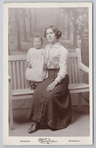 Rppc mother child toddler - rppc,