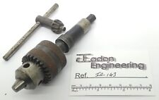 Drill Chuck 0-10mm with 3/8" Hex & Straight Arbor. With Key.