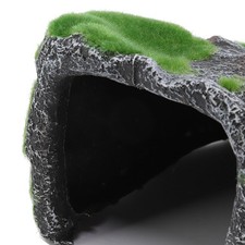 Reptile Hideout Cave Resin Tortoise Cave Basking Platform Aquarium Decor New