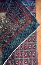 Large vintage floor rug faded - vintage,