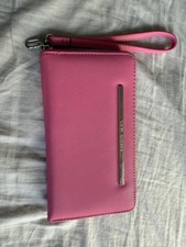 Steve Madden Leather Pink Purse with Silver Accents