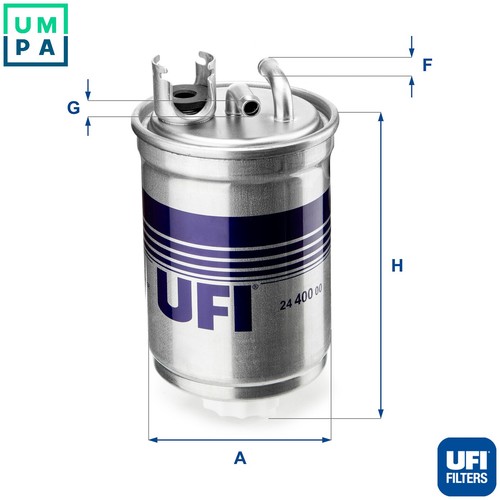 Fuel filter 400 for - fuel, 24.400.00