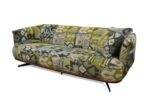 Vintage sofa large seater - sofa,