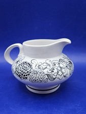 Pretty Ridgway Staffordshire Wildwood Pattern Ironstone Half-Pint Cream/Milk Jug