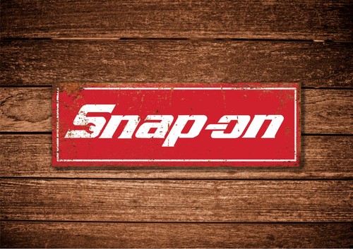 Snap metal sign - snap, garage