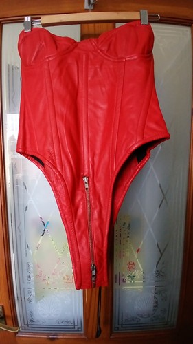 Bodysuit women size - 18, red