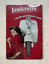 LAMBRETTA METAL SIGN MAN CAVE
