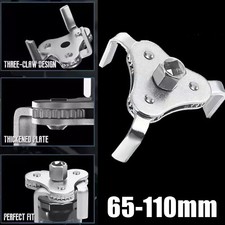 Car Garage Oil Filter Wrench Adjustable 3 Jaw Universal Removal Tool 65-110mm