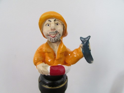 Fisherman novelty wine bottle - wine,