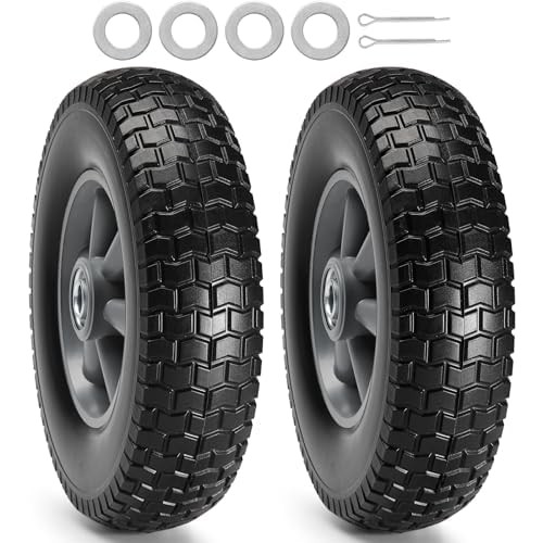 Solid rubber wheel inch - rubber, 10