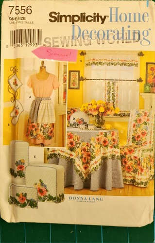Simplicity 7556 home decor - home,