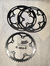 52 Teeth 130 BCD Narrow Chainring Guard Shield Cover Protector Bolts Spacers Nut