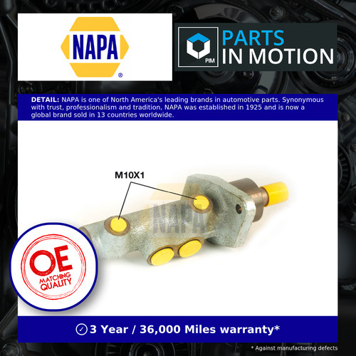 Brake master cylinder fits - master,