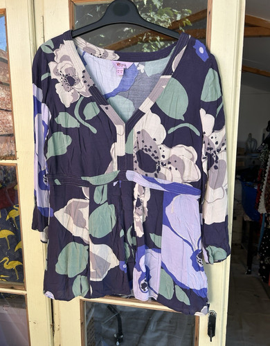 Monsoon navy blue green cream - navy,