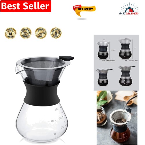 Pour over coffee maker - over, glass