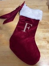 Red Bow Alphabet Stocking