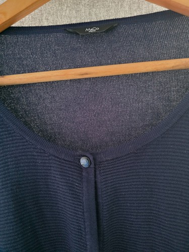 Navy blue women cardigan - m&co,