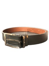 Mens Armani Black Leather Belt