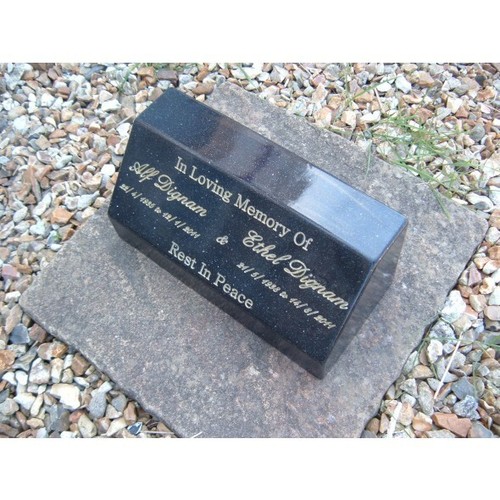Memorial wedge headstone - memorial,