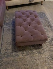 large sofa & footstall storage box