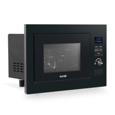 Baridi 25L Integrated Built-In Microwave Oven Grill Touch Control 900W Black B