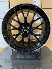 X4 19" C63s ALLOY WHEELS BLACK MERCEDES C W205 E CLASS W212 C207 AMG COUPE 5x112