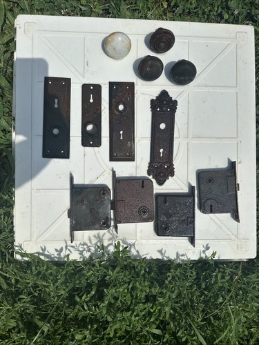 Lot vintage antique door - of,