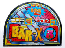 Decorative Fruit Machine glass semicircle - BAR-X 5- width45 cm x height 35cm