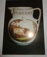 'Durham Ox' Jug Torksey Ware Postcard - Usher Gallery Lincoln