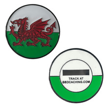 Wales Flag Micro Geocoin -