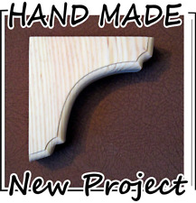 Eco Natural 30 mm thick Corbels Pine Wood Shelf Brackets Gallows  B4