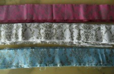 Rachel Ashwell Shabby Chic FABRIC STRIP / Gift Ribbon Pink, White or Blue + Gold