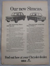 1972 simca 1000 special - simca, &