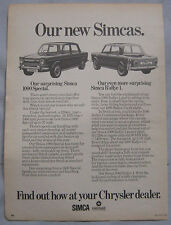 1972 Simca 1000 Special &