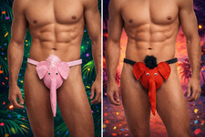 Mens Novelty Elephant G String