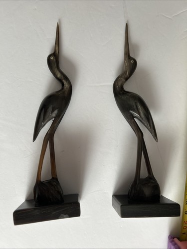 Vintage pair hand carved - vintage,