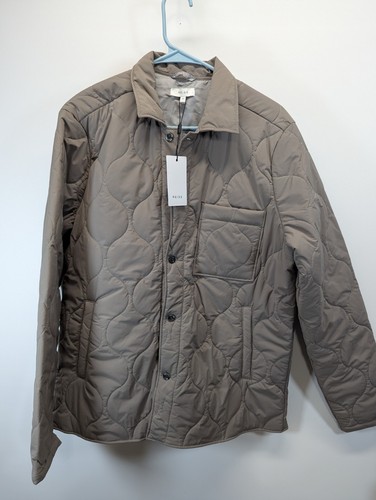 Reiss men quilted - quilted, taupe
