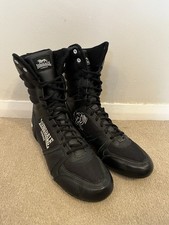 Lonsdale Contender Mens Boxing Boots Black/White Size UK 11 EU 45