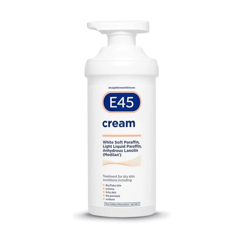 E45 cream pump 500 itch - cream,