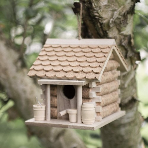 Wine cork wooden - cork, bird