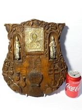 Antique Carved SN Oak Russian