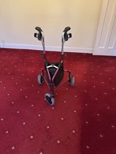 Invacare Walker 3-Wheel Mobility Aid with Brakes Lightweight Rollator