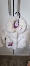 This white faux fur jacket for
