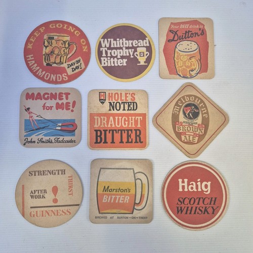 Vintage beer mats coasters - vintage,