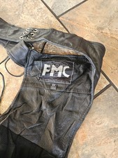 FMC leather motorcycle chaps size 4X