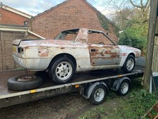 Lancia Beta Spider Project Restoration 1978 U.K. Rolling Shell Only